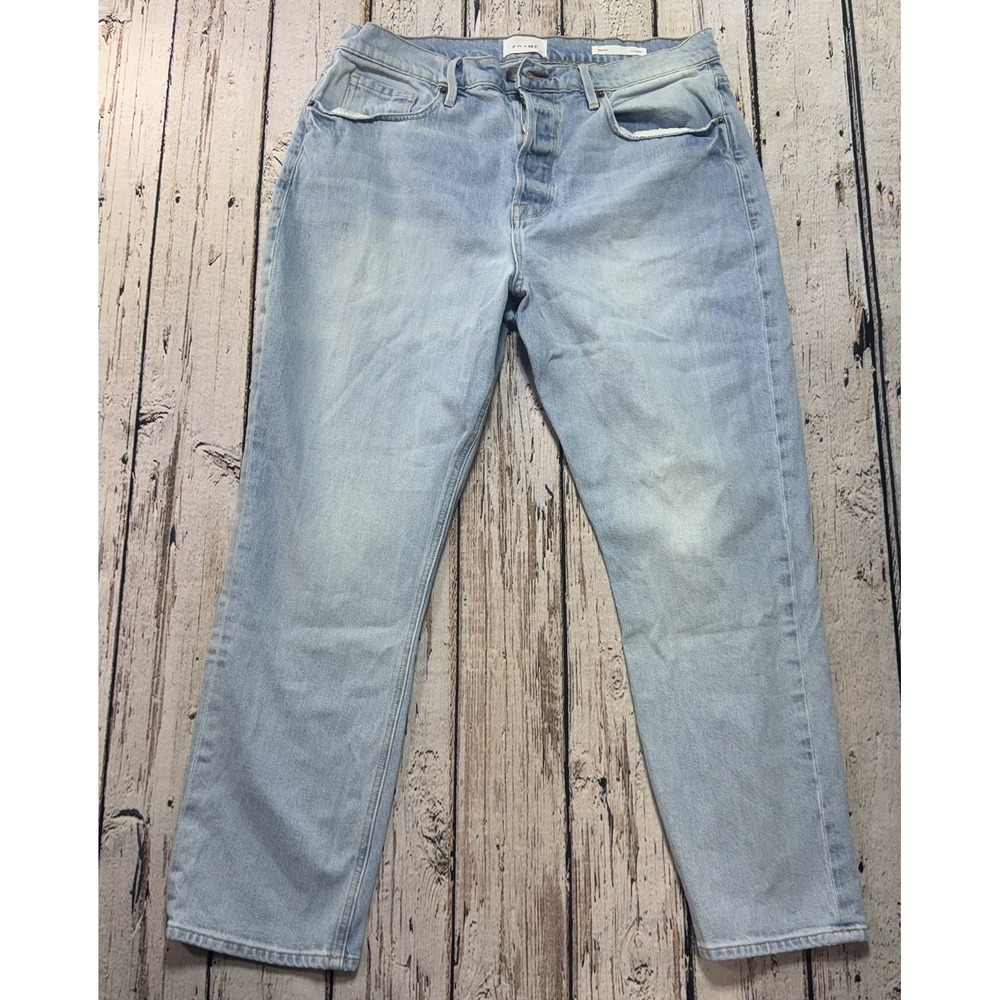 FRAME Light Blue 'Le Original Heritage'‎ Jeans 33 Cotton Stretch 27" Inseam USA